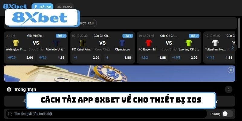 Cách tải app 8xbet về cho thiết bị iOS